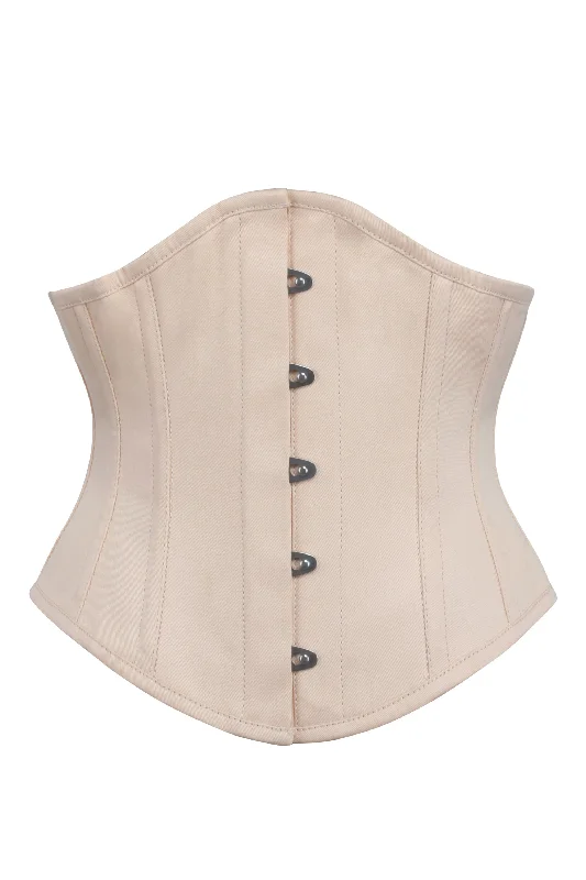 Beige Underbust Waspie Corset