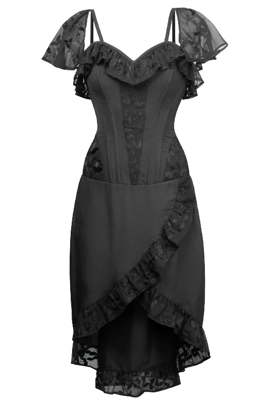 Evening Black Corset Dress