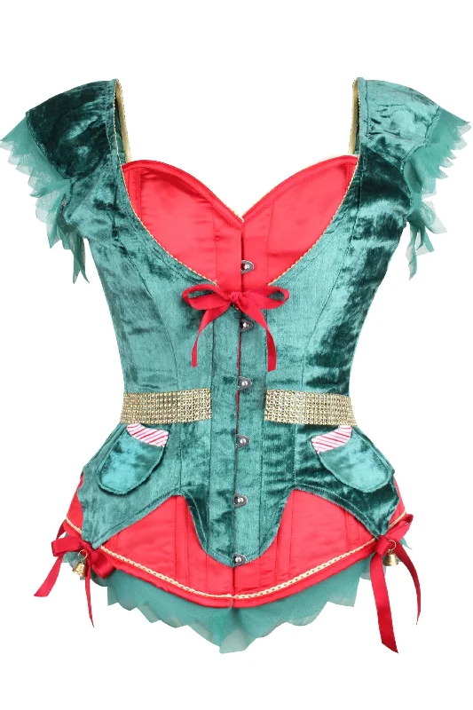 Christmas Elf Steel Boned Corset