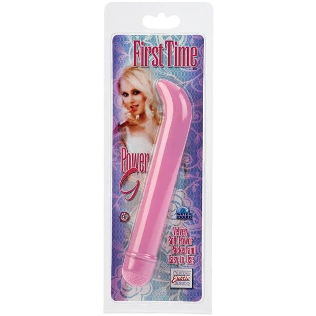 California Exotics - First Time Power G Spot Vibrator 6" (Pink)