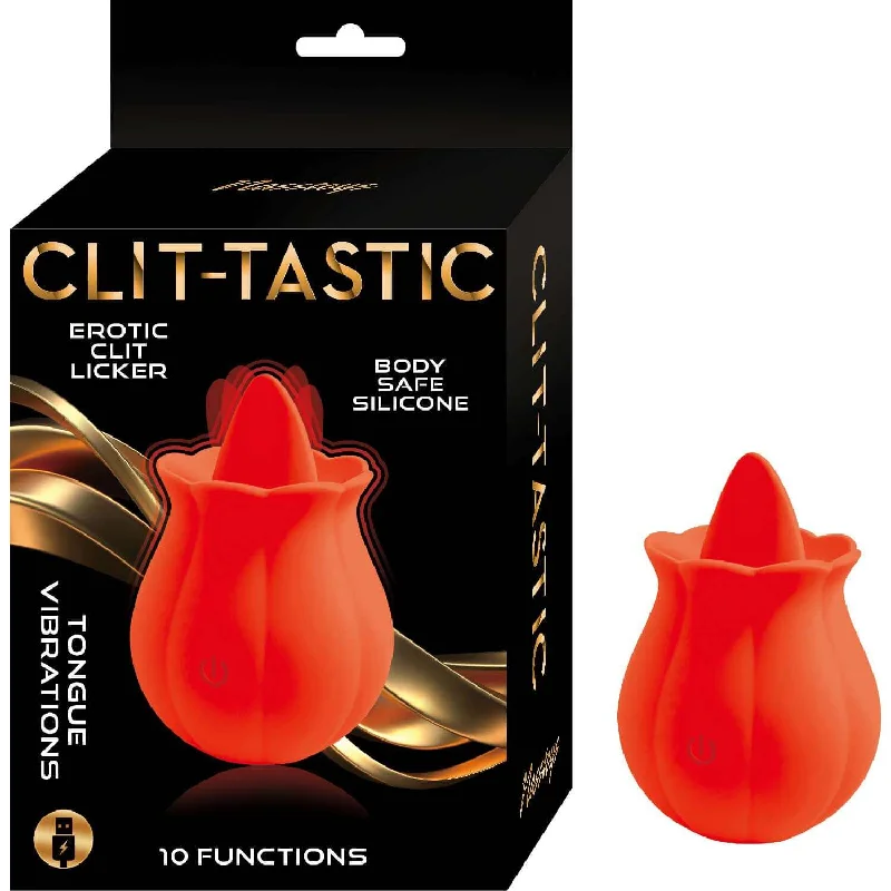 Nasstoys Clit-Tastic Erotic Clit Licker: Rose-Shaped Stimulator