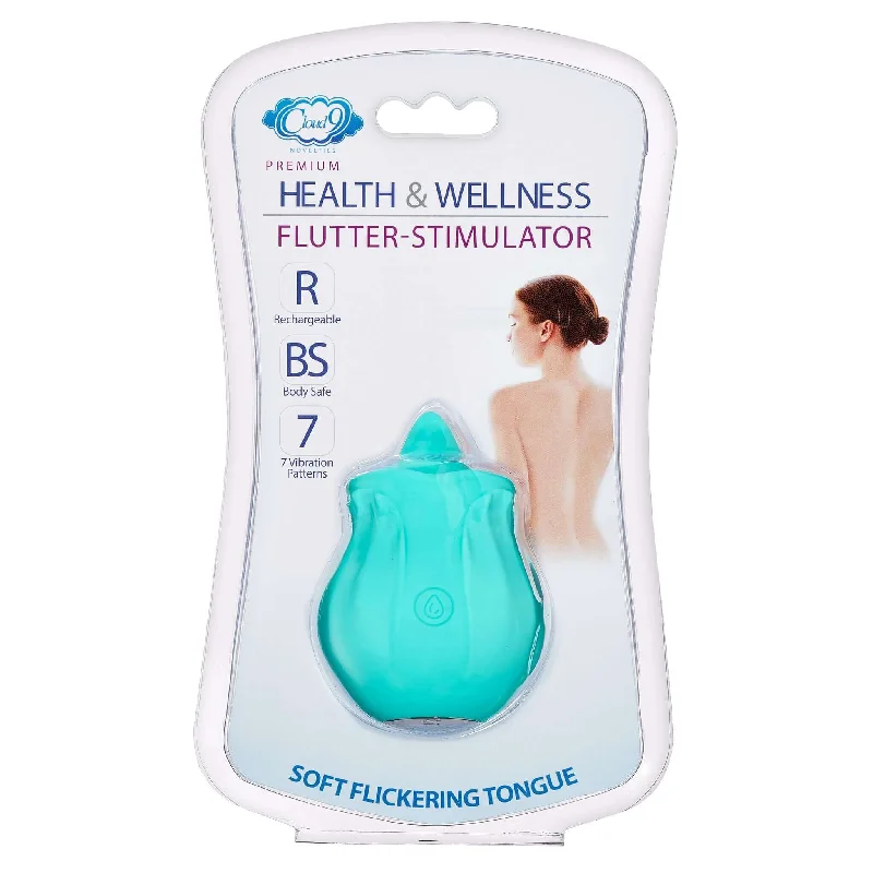 Cloud 9 Health and Wellness Flutter Oral Tongue Stimulator Teal