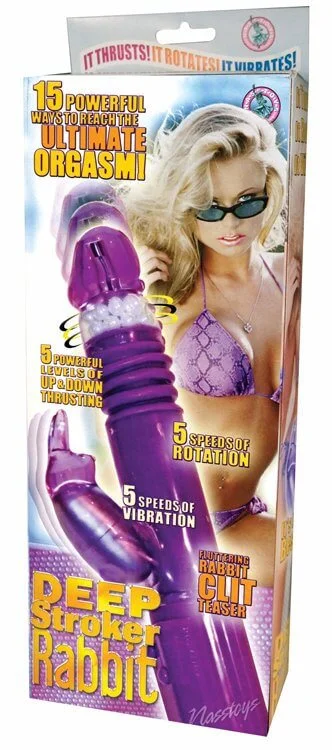 Deep Stroker Rabbit Vibrator Purple