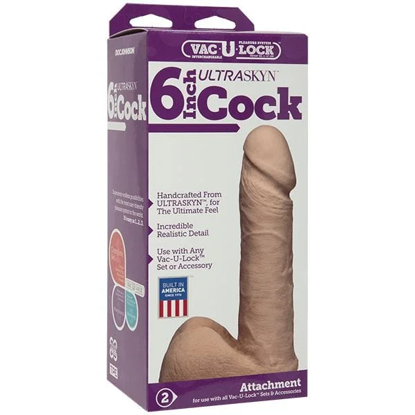 Doc Johnson - Vac-U-Lock Ultraskyn Cock Attachment Strap-On Dildo