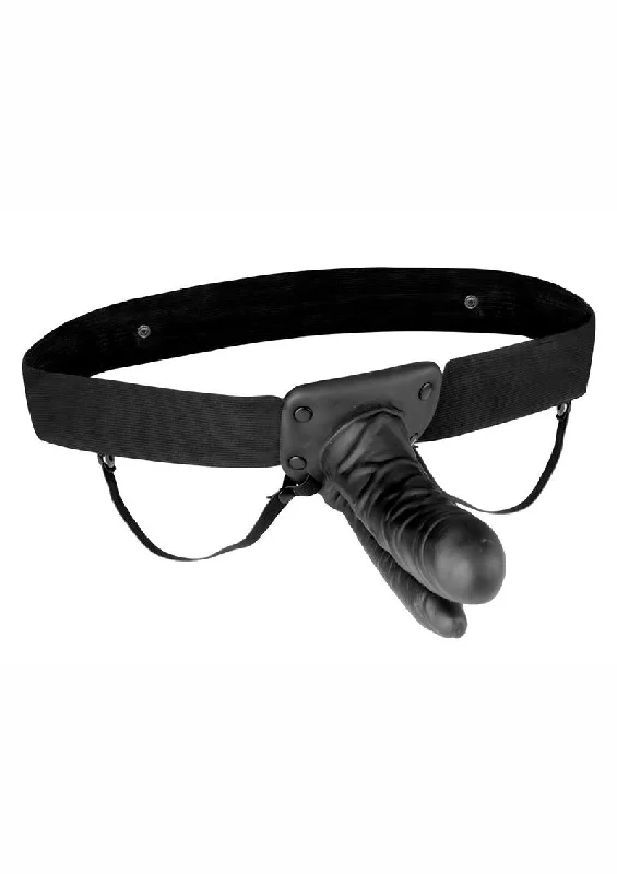 Double Penetration Harness Strap on Set Vibrating