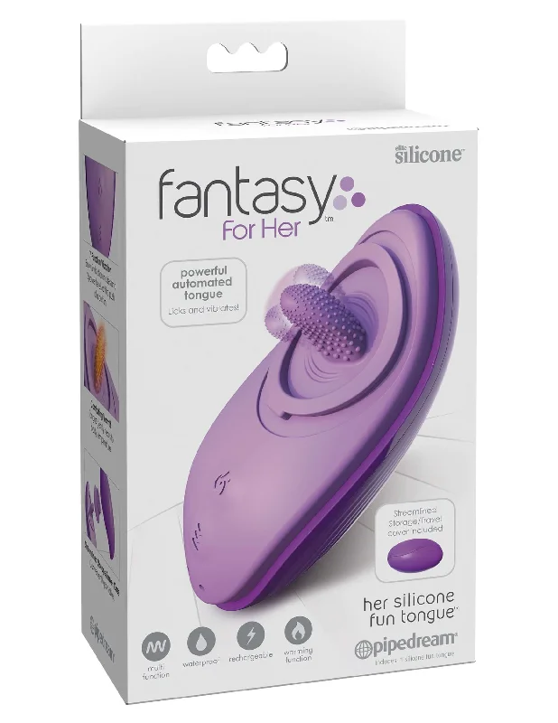 Fantasy For Her Her Silicone Fun Tongue Vibrator from Pipedream