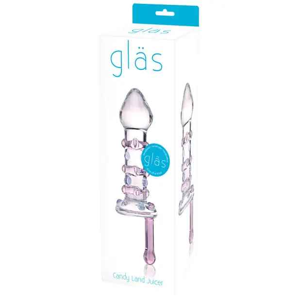 Glas 6.5 in. Candy Land Juicer Rotating Dildo