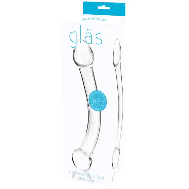 Glas 7 in. Curved Glass G Spot Stimulator