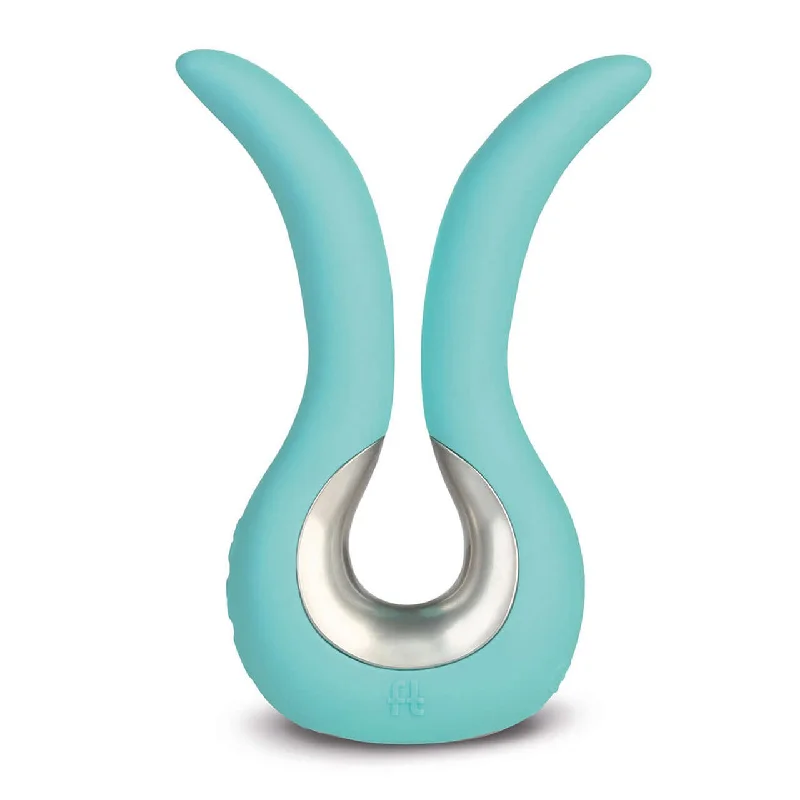 GVibe Mini Anatomical 6-function Rechargeable Silicone Massager Tiffany Mint Blue