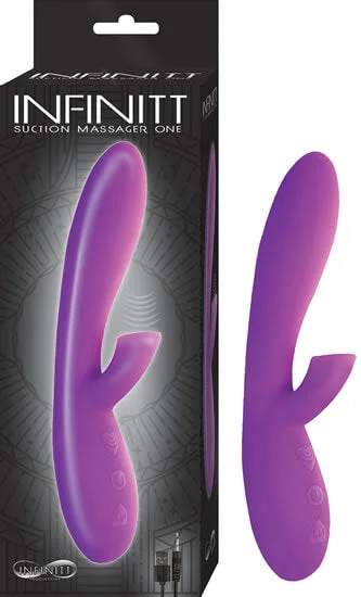 Infinitt Suction Massager One Purple Rabbit Style Vibrator