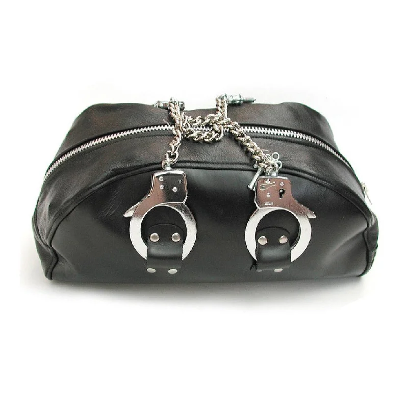 Leather Doctor Bag w/ Handcuff Handles