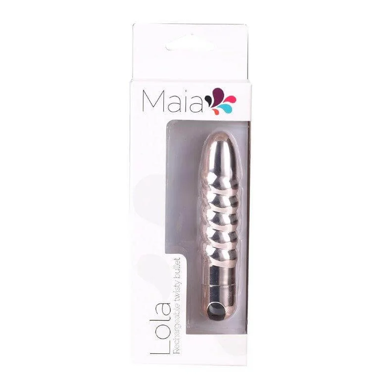 Lola Rose Gold Super Charged Twisty Bullet Vibrator