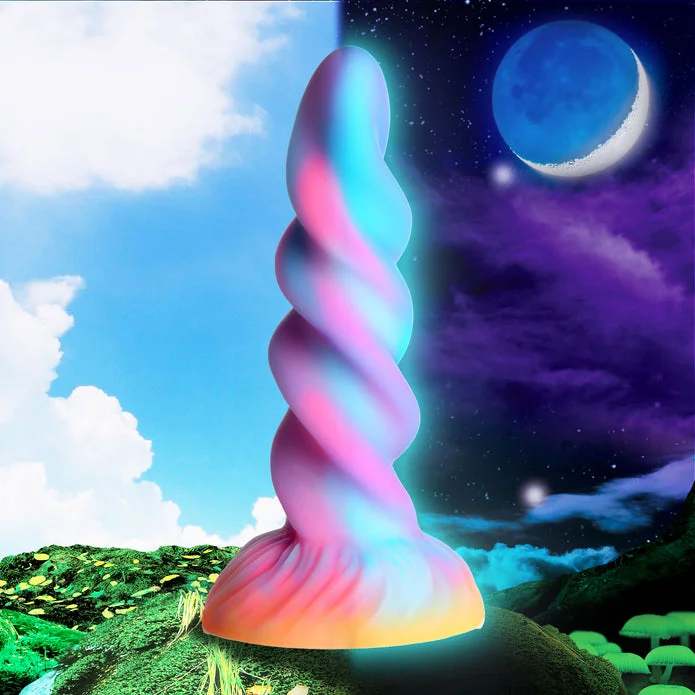 Moon Rider Glow-in-the-Dark Unicorn Silicone Creature Dildo