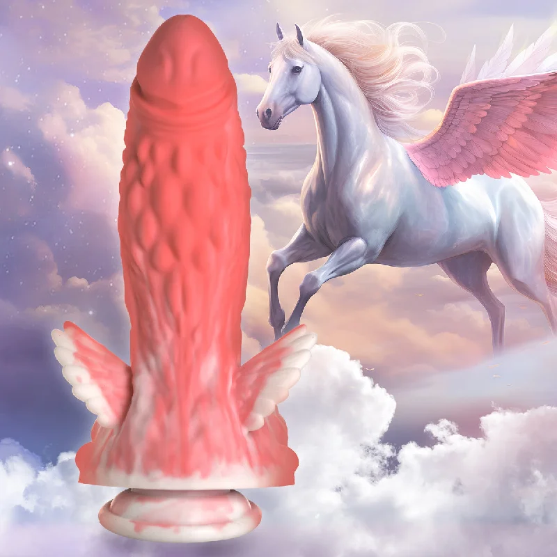 Pegasus Pecker Winged Silicone Creature Dildo