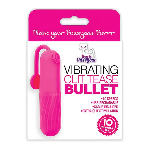 Pink Pussycat Clit Tease Bullet