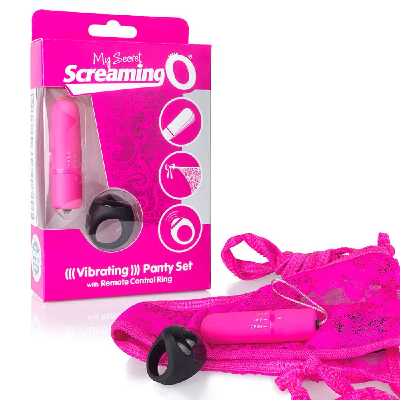 Screaming O Remote Control Panty Vibe in Pink - Discreet Pleasure with 10 Vibrating Functions