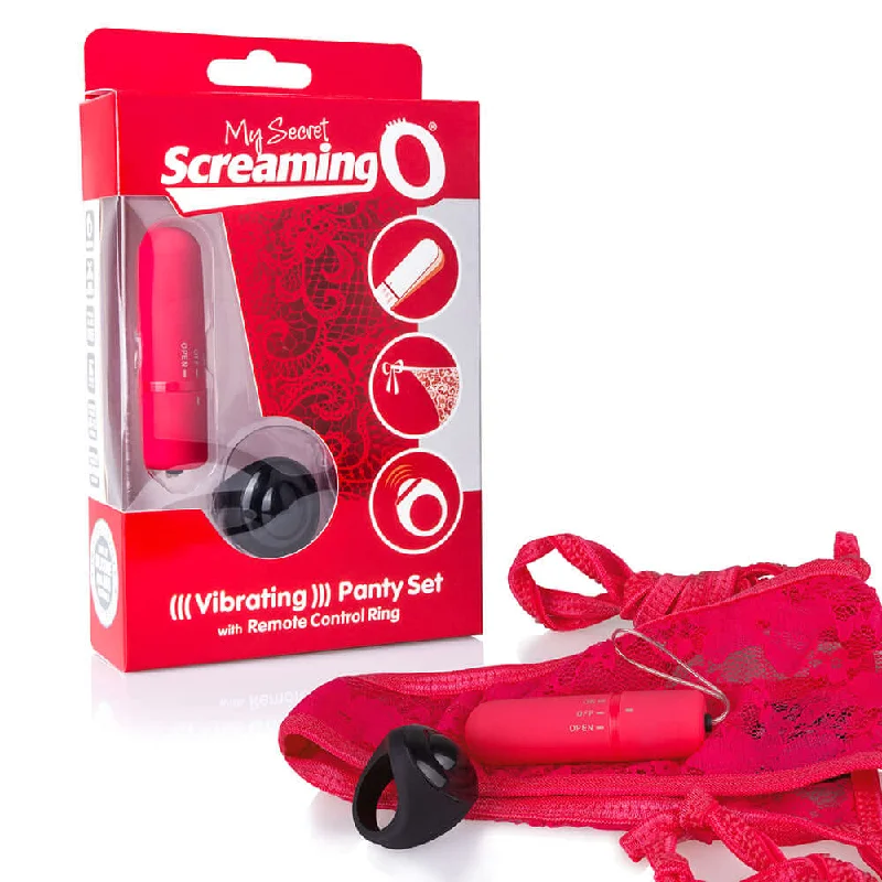 Screaming O Remote Control Panty Vibe Red O/S