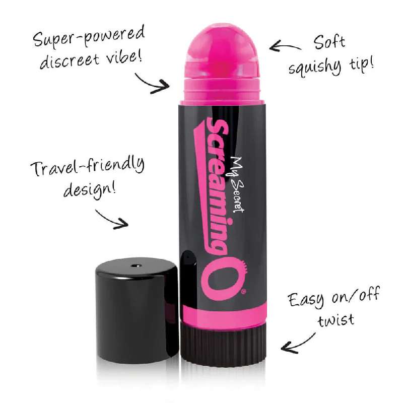 My Secret Vibrating Lip Balm: The Chic & Discreet Fashion-Forward Mini Vibe by The Screaming O