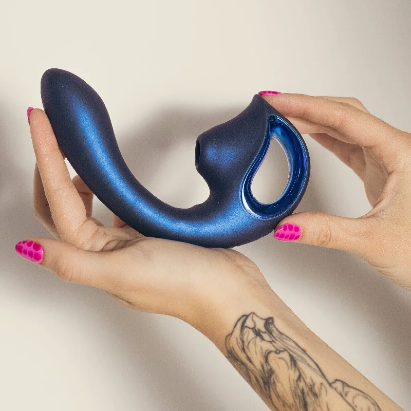 Seduction Kaia Air Pulse Suction + G-spot Vibrator with Ergonomic Grip