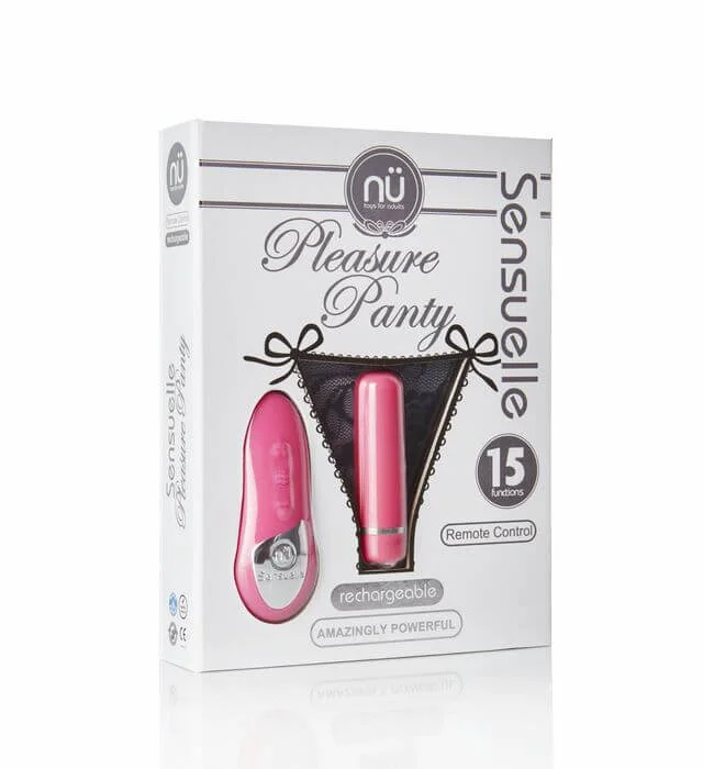 NU Sensuelle Pleasure Panty Pink Remote Control Vibrator