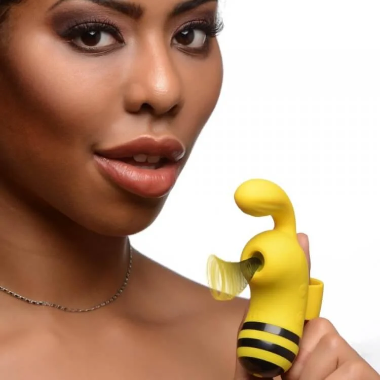 Shegasm Sucky Bee Clit Stimulator Finger Vibe – 10 Vibration Modes