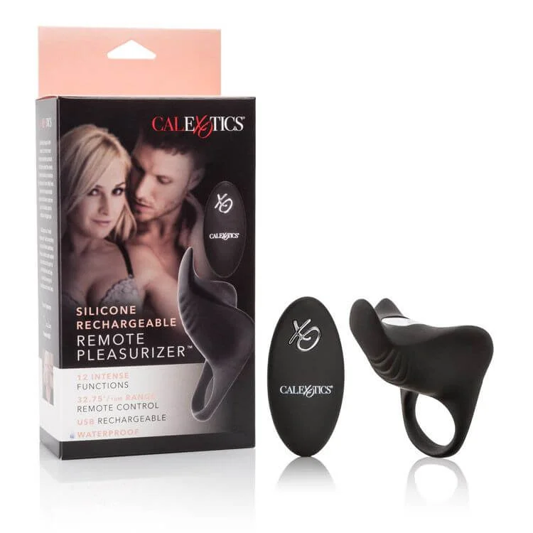 Cal Exotics Silicone Rechargeable Remote Pleasurizer Ring: Elevate Intimacy with Effortless Pleasure