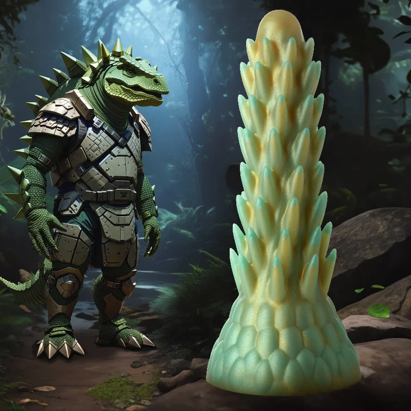 Stegosaurus Spiky Reptile Silicone Creature Dildo