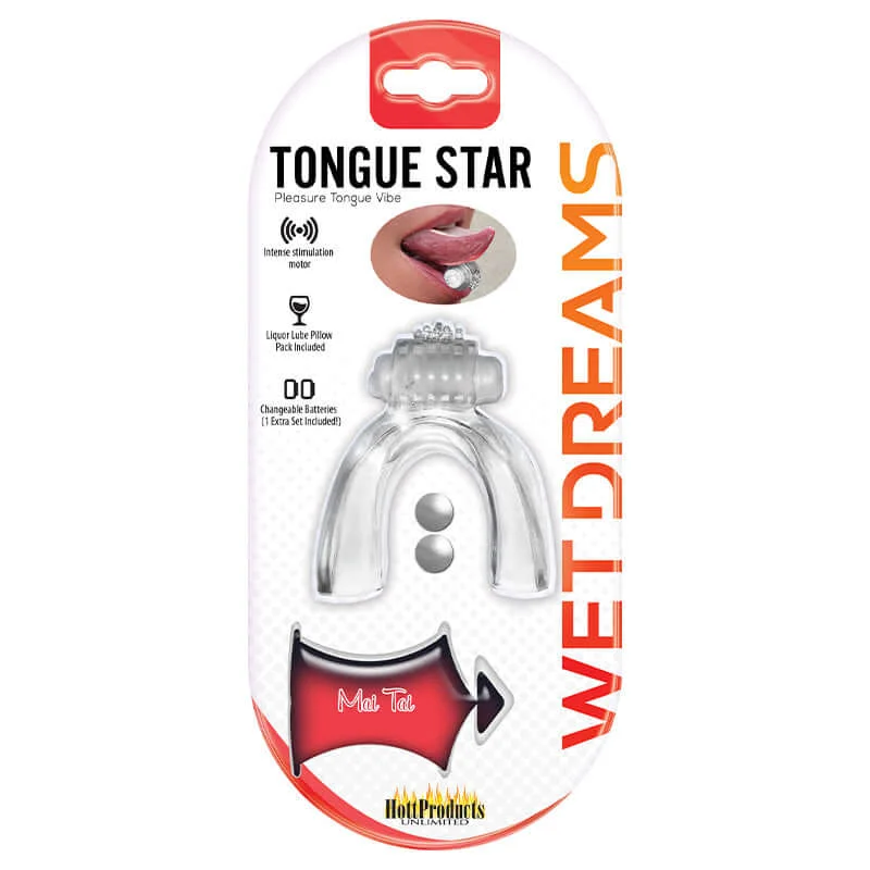 Wet Dreams Tongue Star Pleasure Tongue Vibe: Elevate Oral Pleasure to Sensational Heights