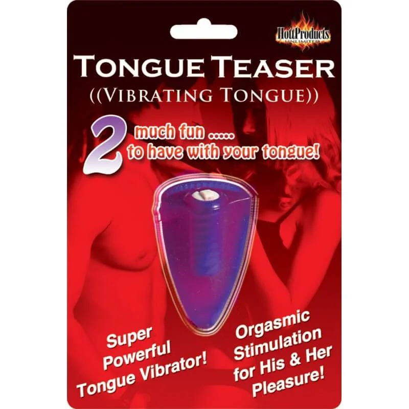 Tongue Teaser Vibrating Tongue Ring - Erotic Pleasure for Couples