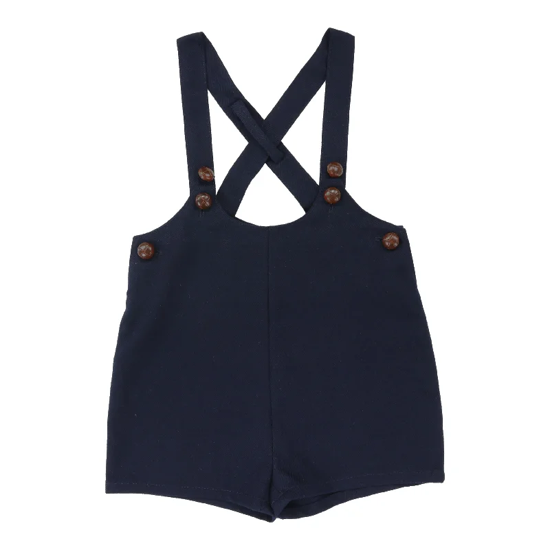 Analogie Suspender Shorts - Navy