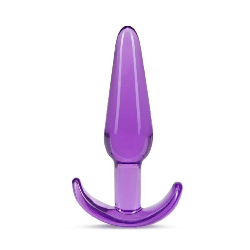 B Yours Slim Tapered See-Through Anal Plug - Purple