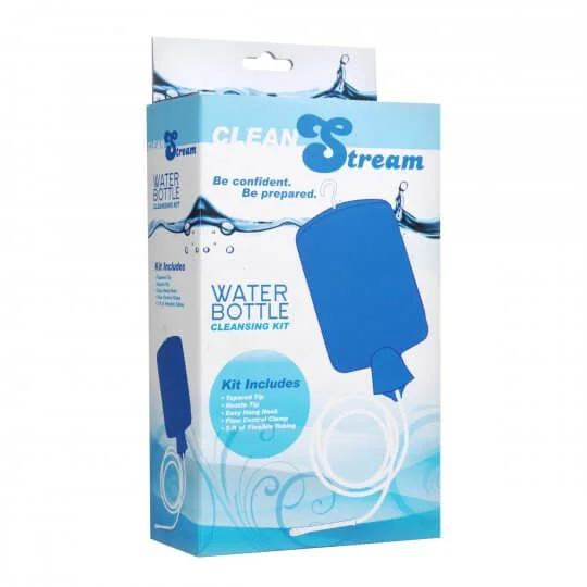 CleanStream Water Bottle Cleansing Kit – 2 Quart Enema System with Flexible Tubing