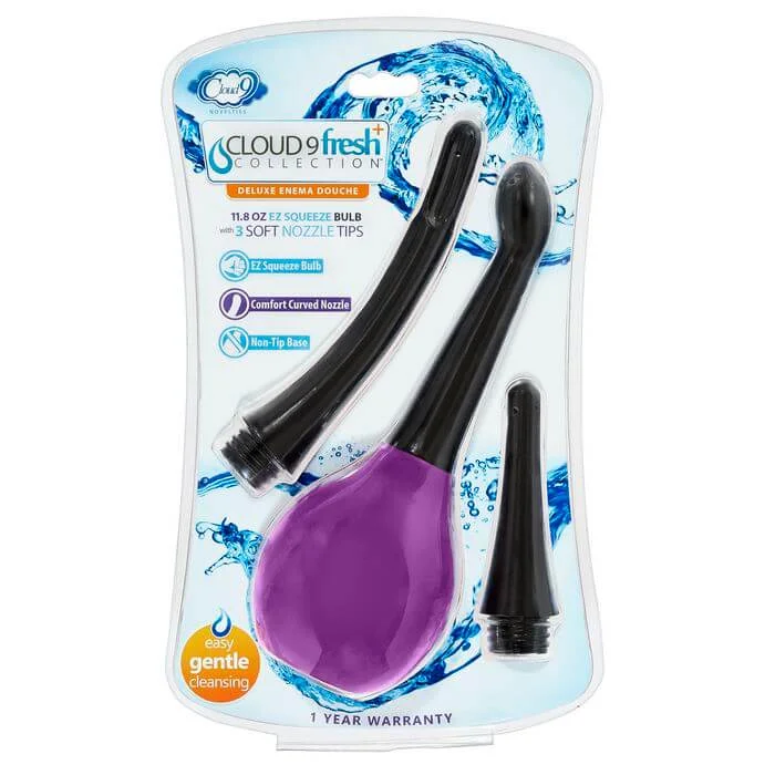 Cloud 9 Fresh Plus Flex Tip Anal Douche Kit - Effortless Intimate Cleansing