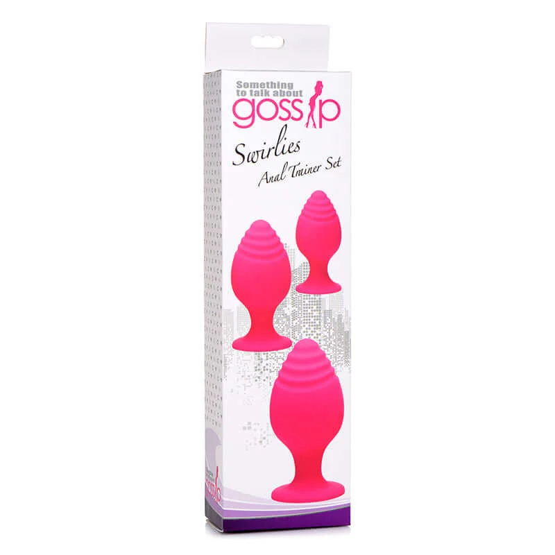 Gossip Swirlies Anal Trainer Set Magenta Pink