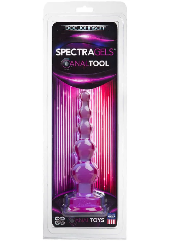 Doc Johnson Spectragels Anal Tool Purple | Versatile Pleasure for Your Bedroom Adventures