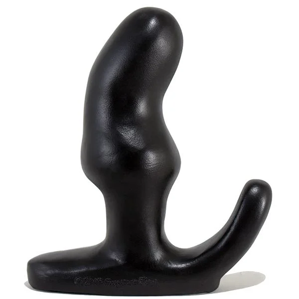 SquarePegToys® Charlie Horse Kidney Firmer Black Silicone Prostate Massager