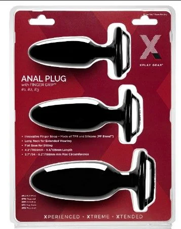 Xplay Finger Grip Plug Stater Kit Plugs #1, #2 and #3 from Perfect Fit Brands